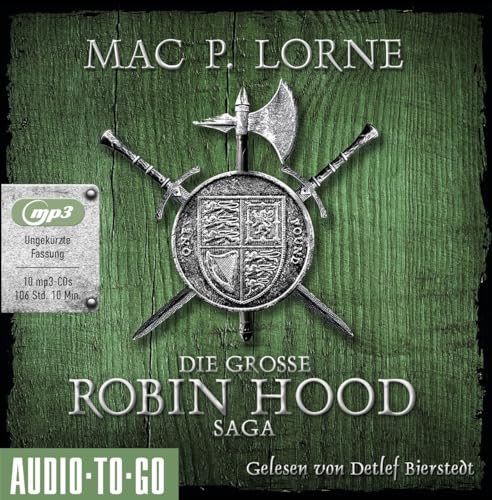 Die große Robin-Hood-Saga,10 Audio-CD, MP3 von Tonpool Medien